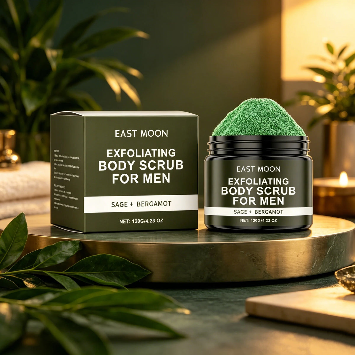 Sandalwood Body Scrub Series Dead Skin Remover Deep Moisturize Exfoliate Improve Soften Lasting Fragrance Men Shower Scrub Cream