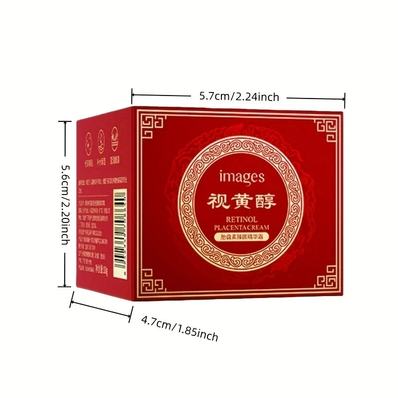 Retinol Placenta Beauty Essence Cream, with a Soft and Smooth Texture, Is Easy to Apply and Spread, Blends into the Skin with Ju