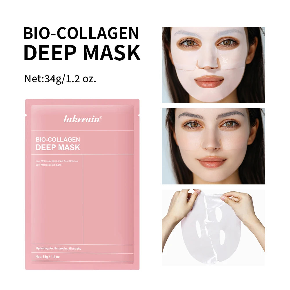 Night Collagen Wrapping Mask Rejuvenation Moisturizing Brightening Korean Face Mask Make Glowy Skin Elasticity Facial Mask
