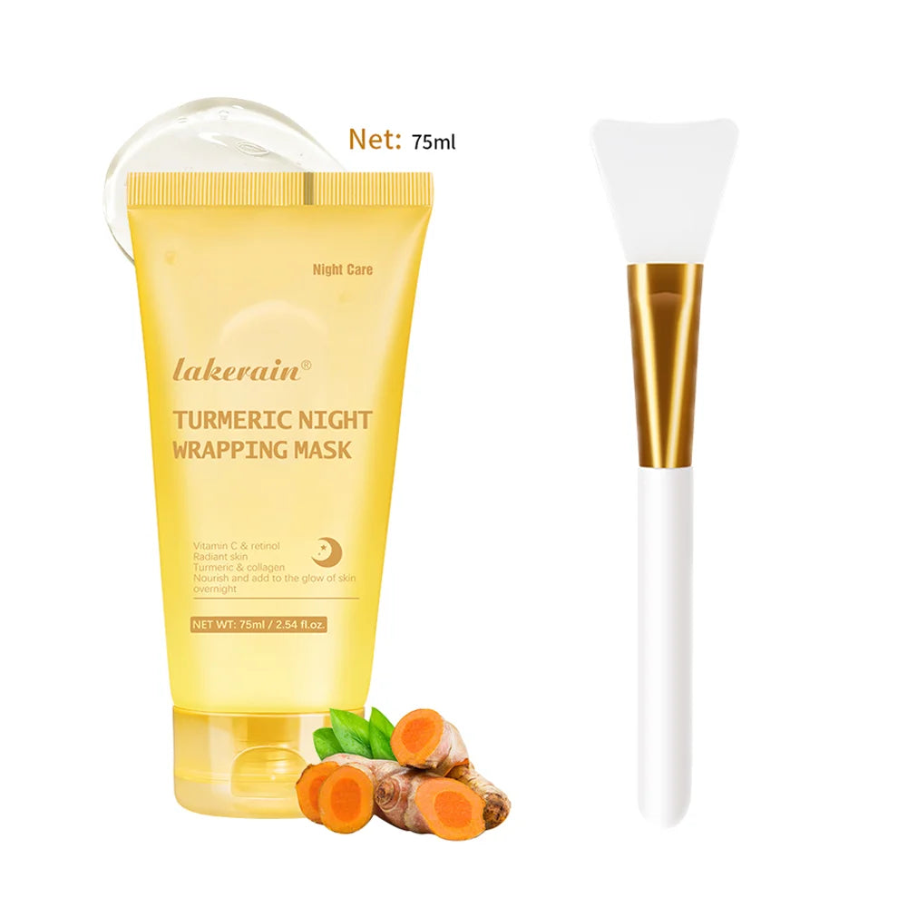 Night Collagen Wrapping Mask Rejuvenation Moisturizing Brightening Korean Face Mask Make Glowy Skin Elasticity Facial Mask