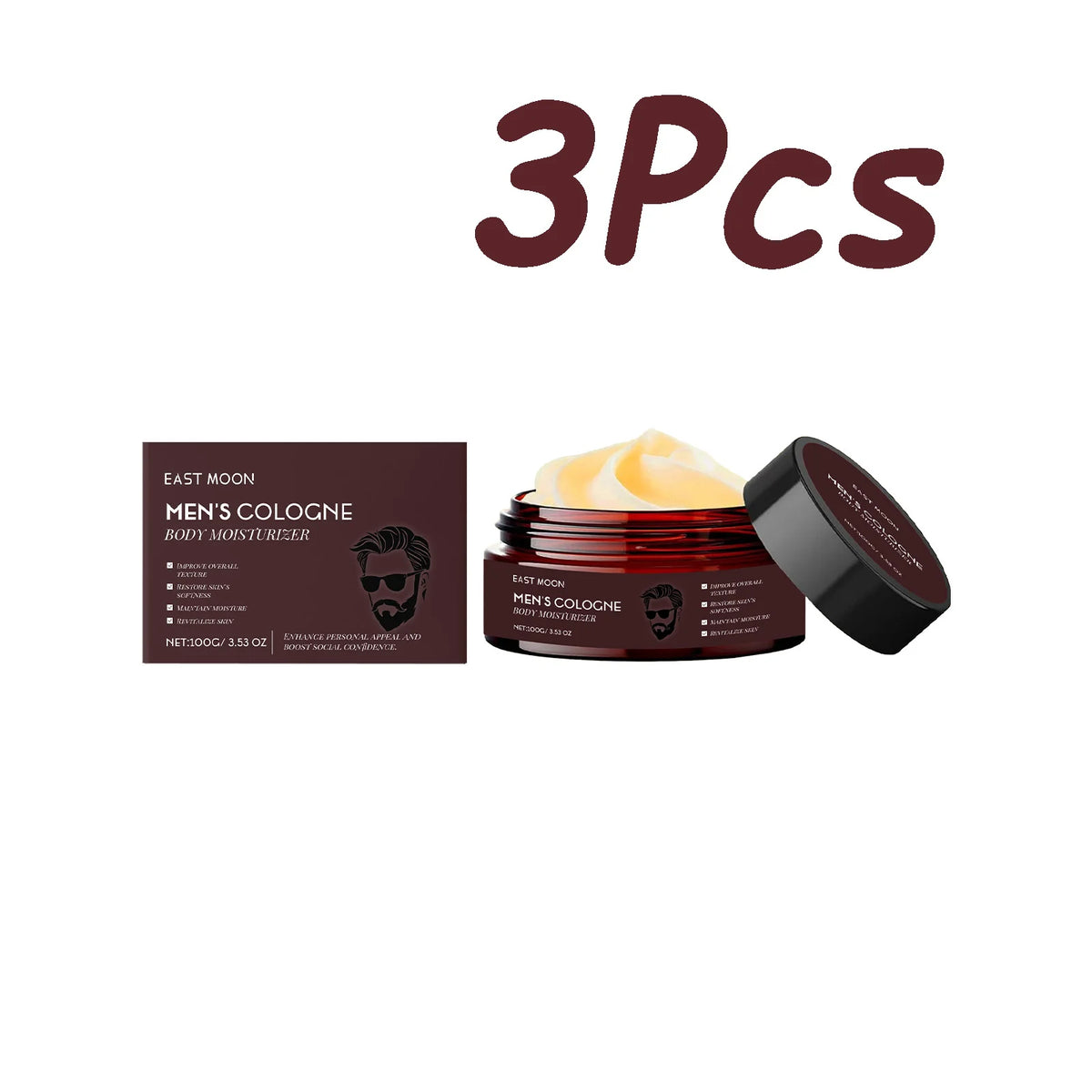 Men's Cologen Body Moisturizer Deep Nourishmen Long-Lasting Fragrance Fast Absorb Non-Greasy Woody Scented Body Lotion Skin Care