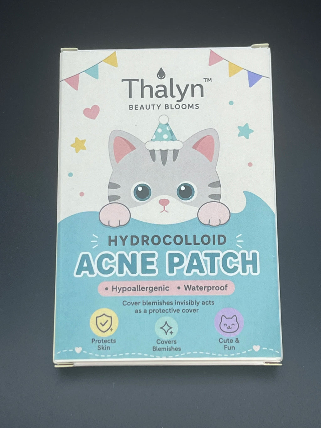 140PCS Cartoon Cat Face Acne Patches Cute Pimple Cover Stickers Decorative Skin Care Patches for Makeup