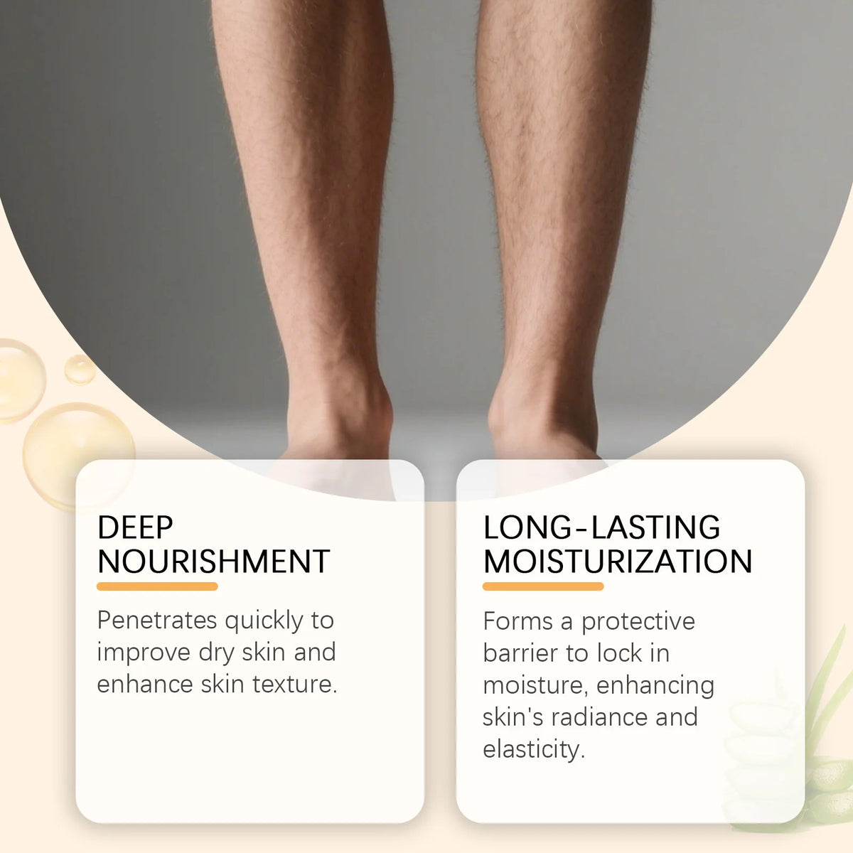 Men's Cologen Body Moisturizer Deep Nourishmen Long-Lasting Fragrance Fast Absorb Non-Greasy Woody Scented Body Lotion Skin Care