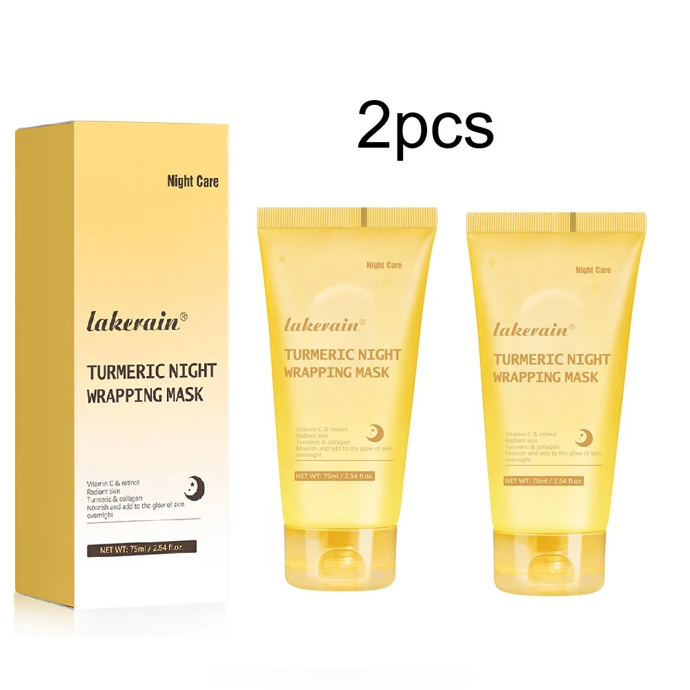 Night Collagen Wrapping Mask Rejuvenation Moisturizing Brightening Korean Face Mask Make Glowy Skin Elasticity Facial Mask