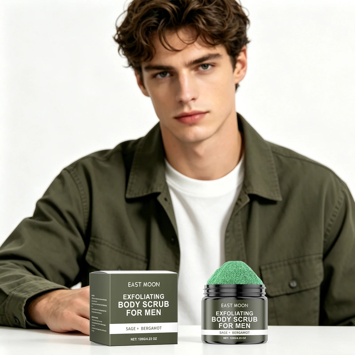 Sandalwood Body Scrub Series Dead Skin Remover Deep Moisturize Exfoliate Improve Soften Lasting Fragrance Men Shower Scrub Cream