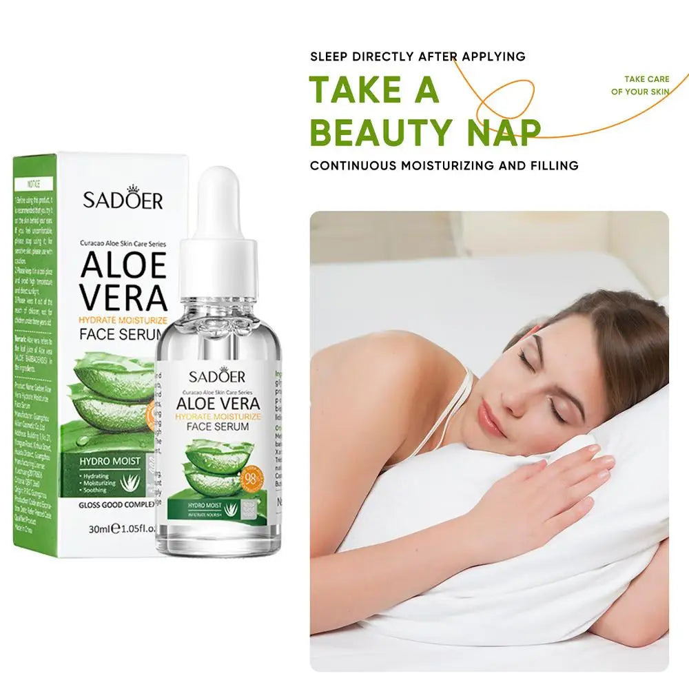Aloe Vera Moisturizing face Essence Brightening Hydrating Essence Soothing face Care beauty skincare