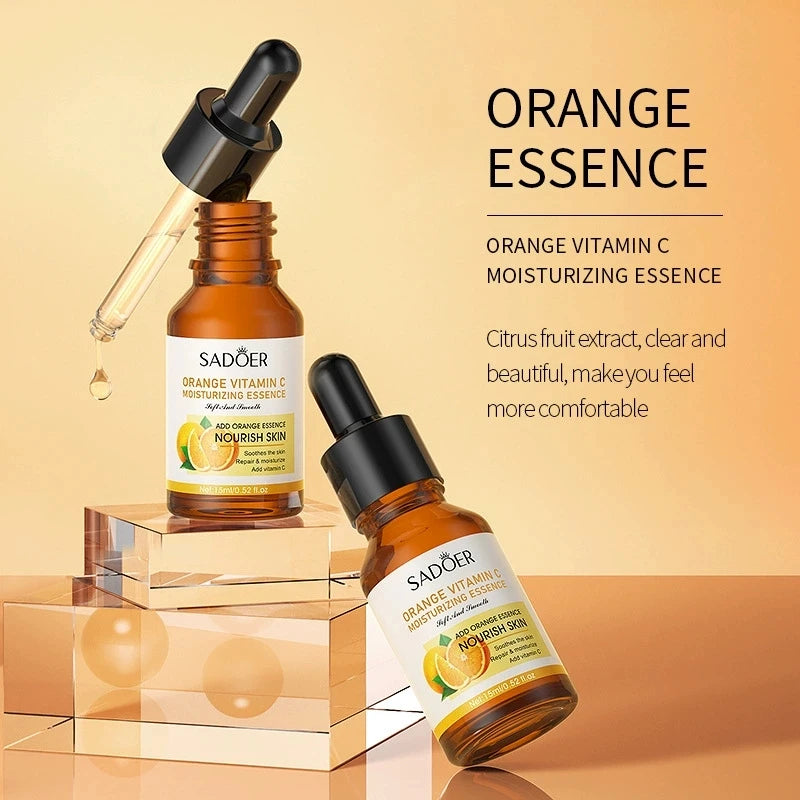 SADOER Aloe Snail Vitamin C Serum Facial Moisturizing Face Serum Anti-aging Hydrating Facial Essence Beauty Koera Skin Care