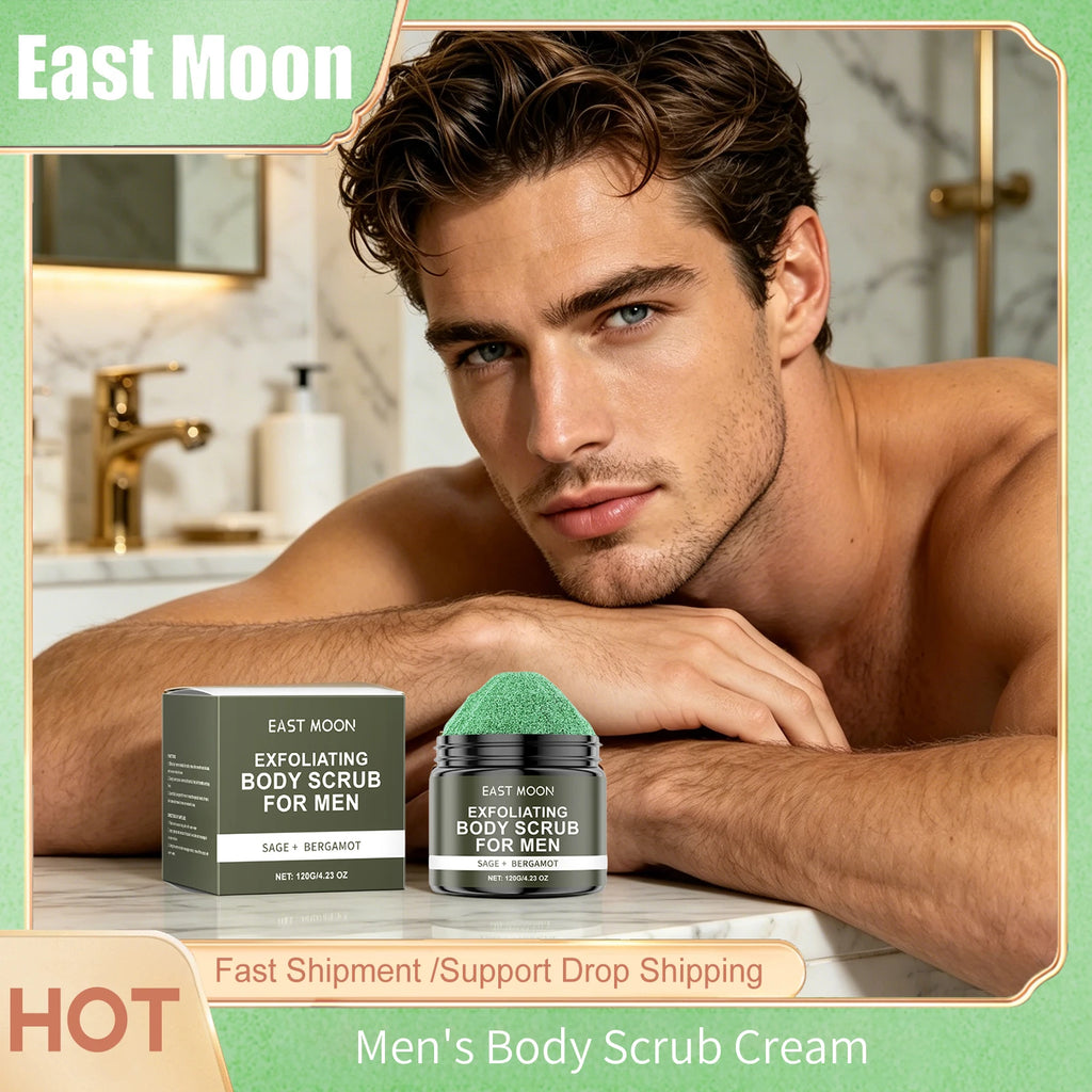 Sandalwood Body Scrub Series Dead Skin Remover Deep Moisturize Exfoliate Improve Soften Lasting Fragrance Men Shower Scrub Cream