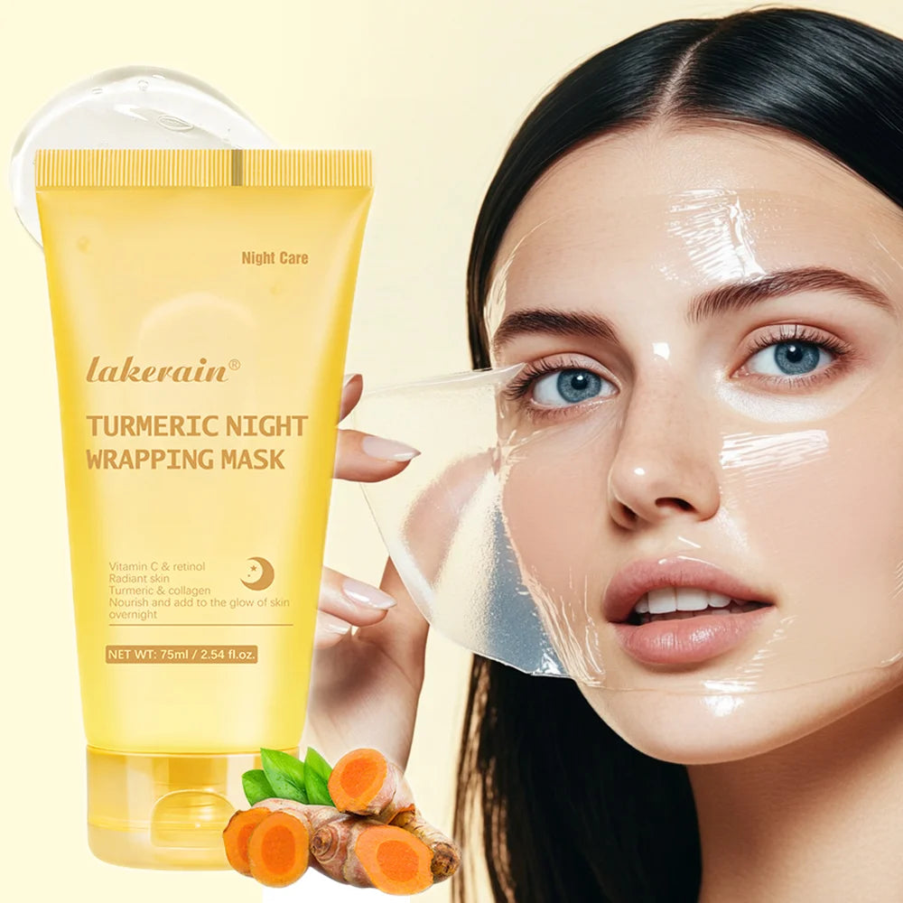 Night Collagen Wrapping Mask Rejuvenation Moisturizing Brightening Korean Face Mask Make Glowy Skin Elasticity Facial Mask