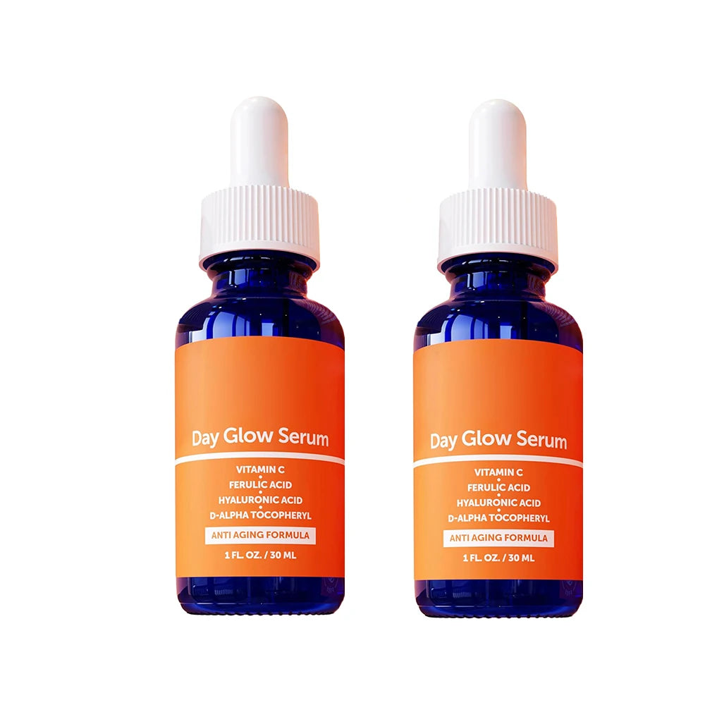 Korean Skin Care 20% Vitamin C Serum for Face + CE Ferulic, C E Ferulic Vit Facial Oil for Anti Aging K Beauty Glow C+E Skincare