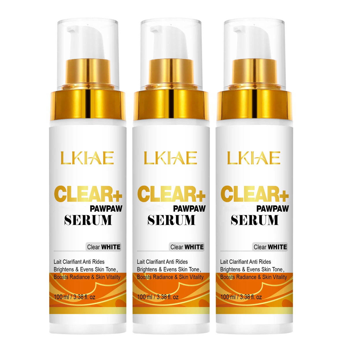 LKIAE Brightening Skin Care Set For All Skin Types, Fade Dark Spots, Melanin, Hydrating, Moisturizing, Daily Beauty Cosmetic